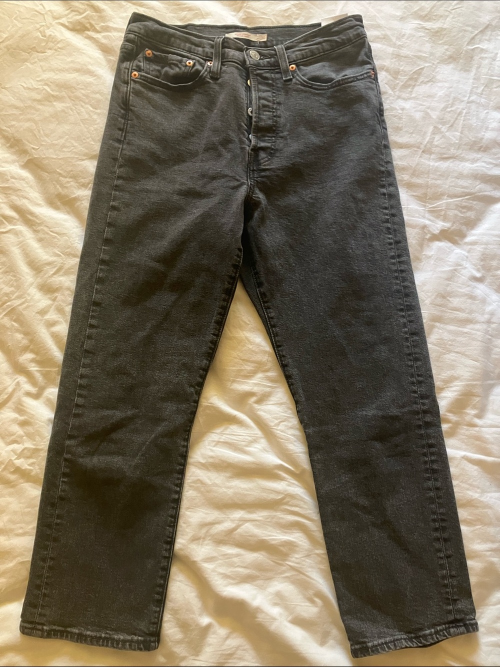 Levi’s , women’s 30 , Wedgie straight , grey jeans